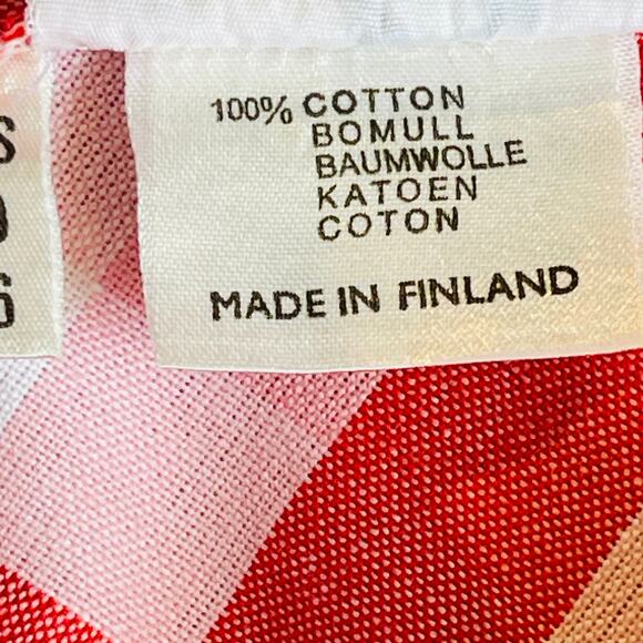 VINTAGE 70s Arola Finland Gingham Tiered Ruffle Midi Skirt Size XXS - Picture 7 of 8